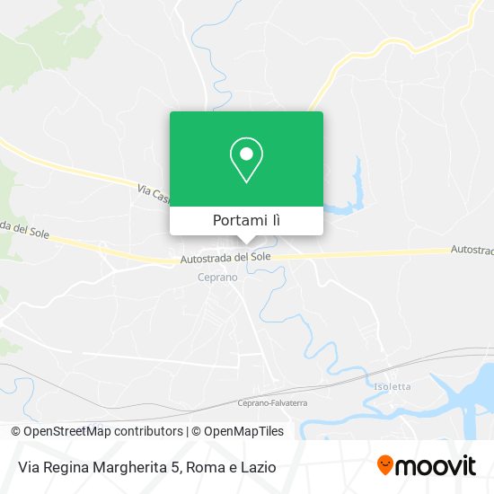 Mappa Via Regina Margherita 5