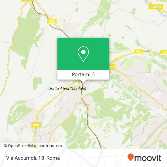 Mappa Via Accumoli, 18