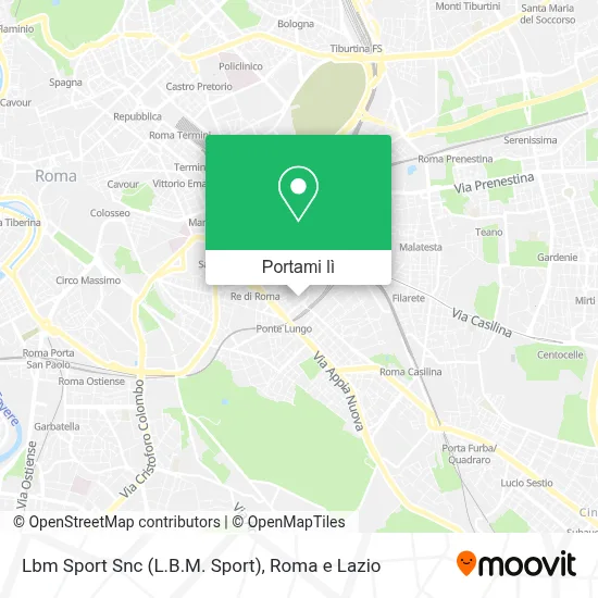 Mappa Lbm Sport Snc (L.B.M. Sport)