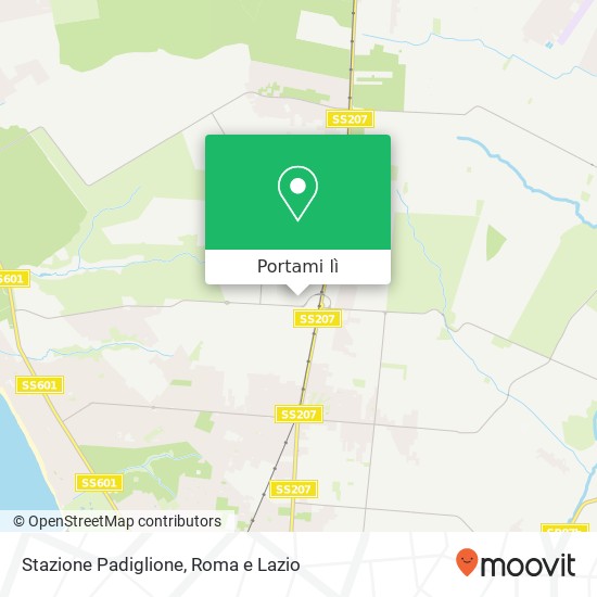 Mappa Stazione Padiglione