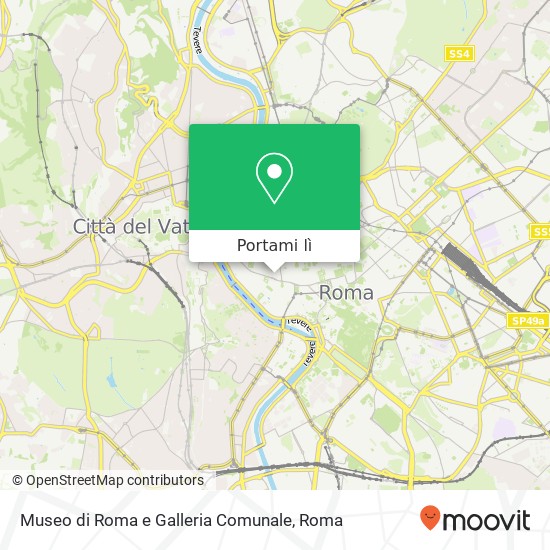 Mappa Museo di Roma e Galleria Comunale
