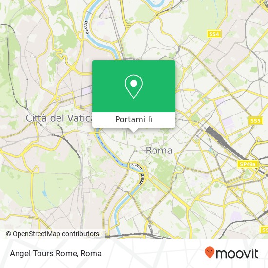 Mappa Angel Tours Rome