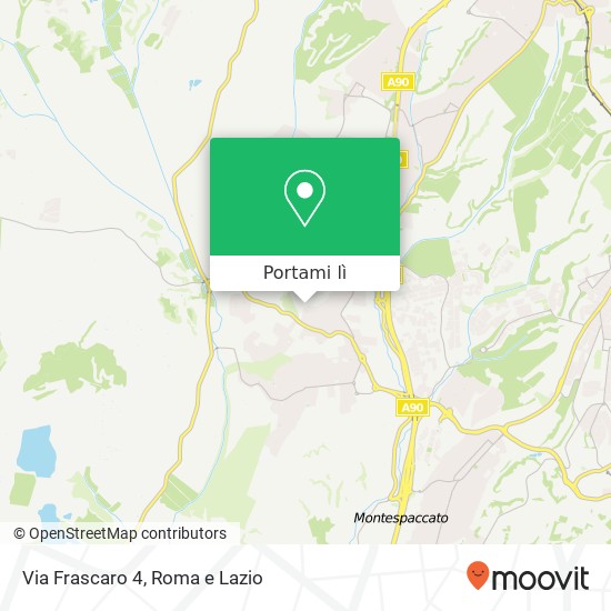 Mappa Via Frascaro 4