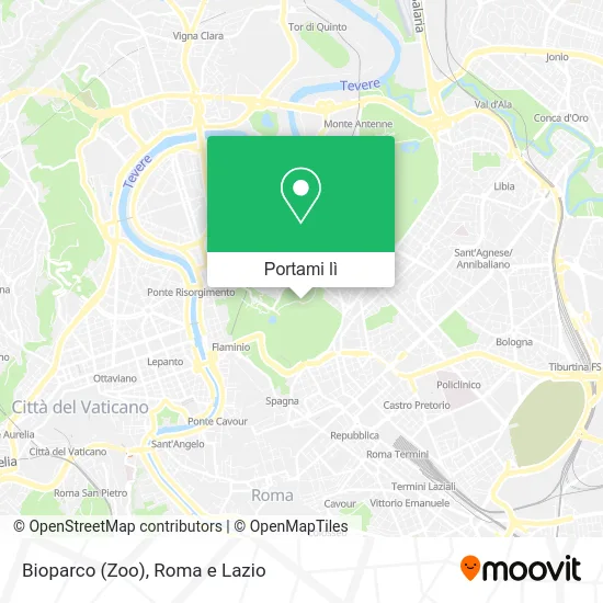 Mappa Bioparco (Zoo)