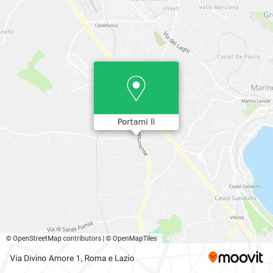 Mappa Via Divino Amore 1