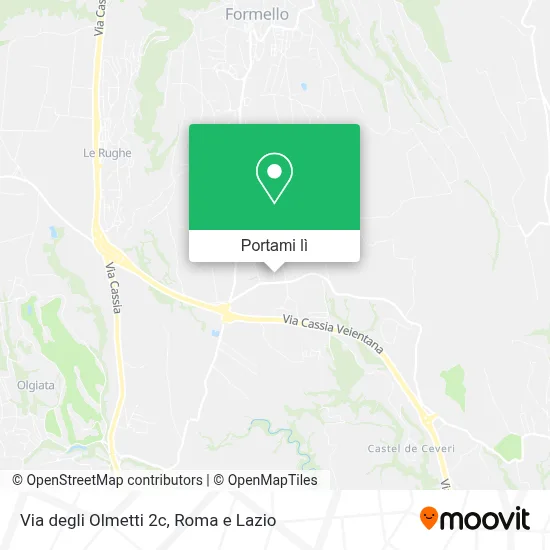 Mappa Via degli Olmetti 2c