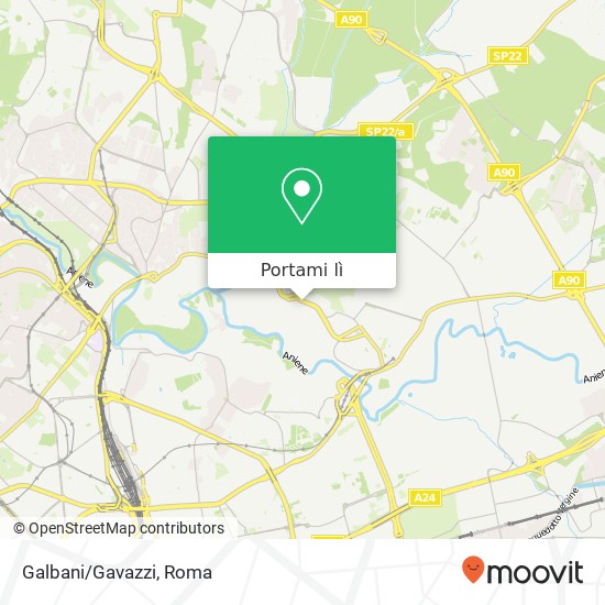 Mappa Galbani/Gavazzi