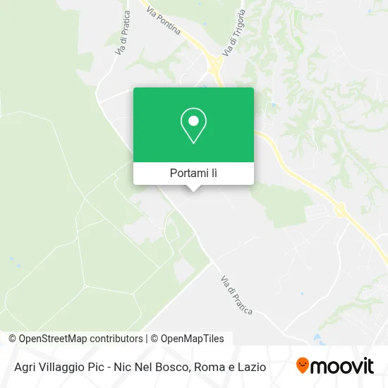 Mappa Agri Villaggio Pic - Nic Nel Bosco