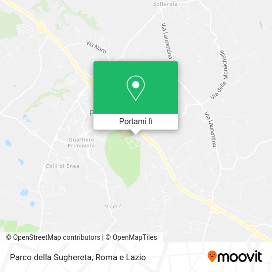 Mappa Parco della Sughereta