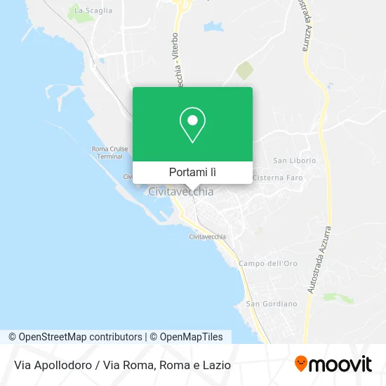 Mappa Via Apollodoro / Via Roma