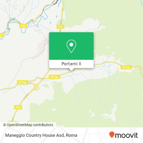 Mappa Maneggio Country House Asd