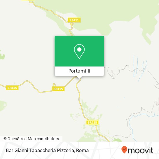 Mappa Bar Gianni Tabaccheria Pizzeria