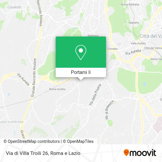 Mappa Via di Villa Troili 26