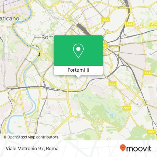 Mappa Viale Metronio 97