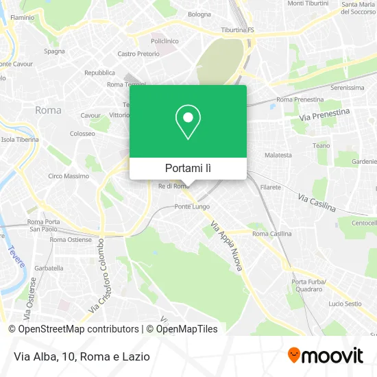 Mappa Via Alba, 10