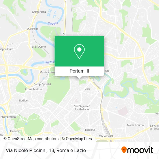 Mappa Via Nicolò Piccinni, 13