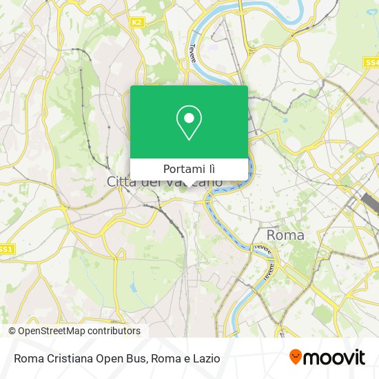 Mappa Roma Cristiana Open Bus