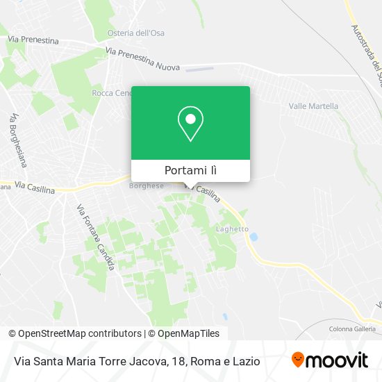 Mappa Via Santa Maria Torre Jacova, 18