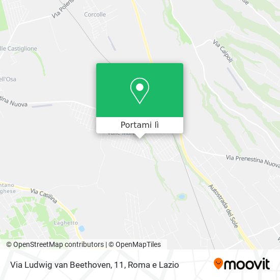 Mappa Via Ludwig van Beethoven, 11