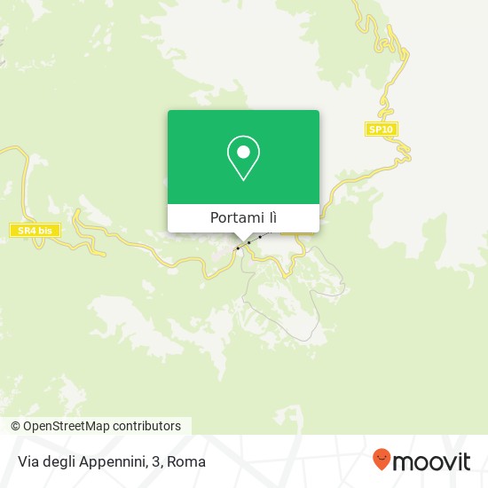 Mappa Via degli Appennini, 3