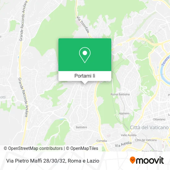 Mappa Via Pietro Maffi 28/30/32