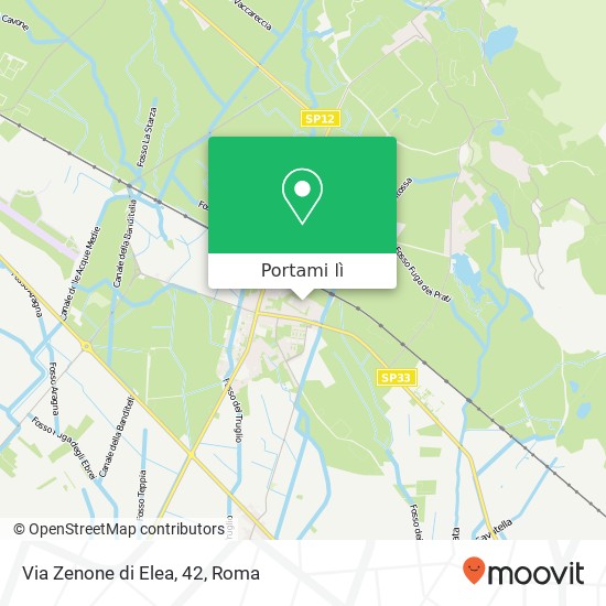 Mappa Via Zenone di Elea, 42