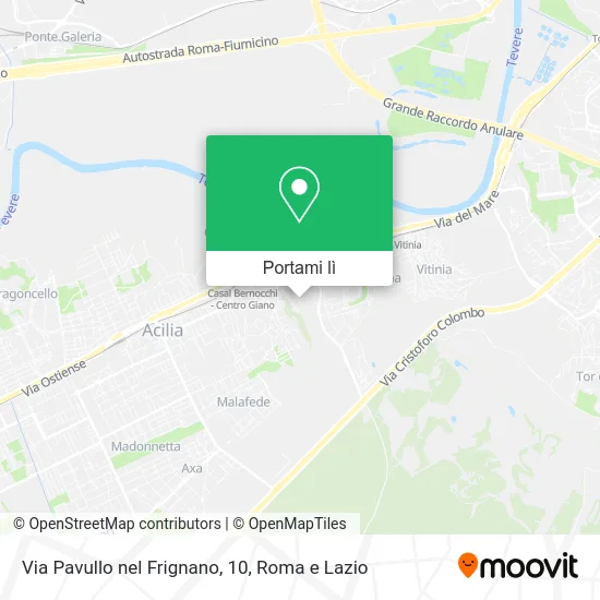 Mappa Via Pavullo nel Frignano, 10