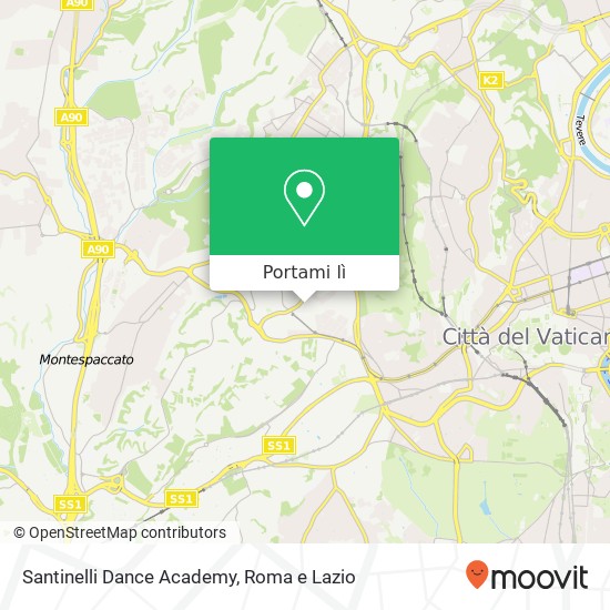 Mappa Santinelli Dance Academy