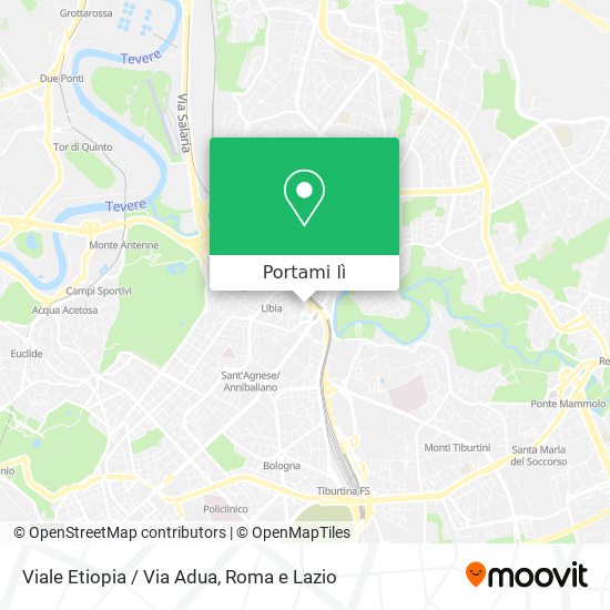 Mappa Viale Etiopia / Via Adua