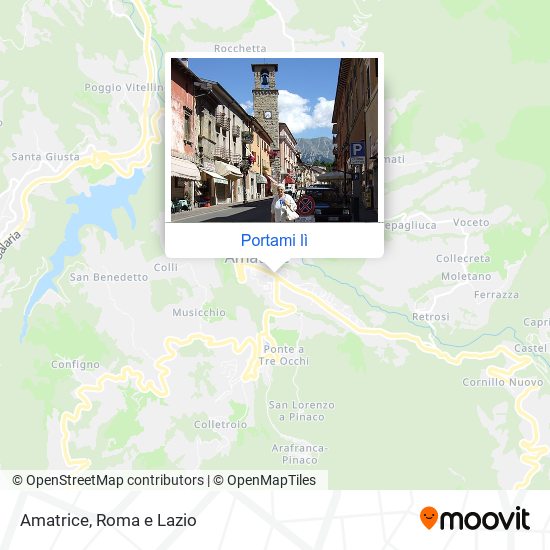 Mappa Amatrice