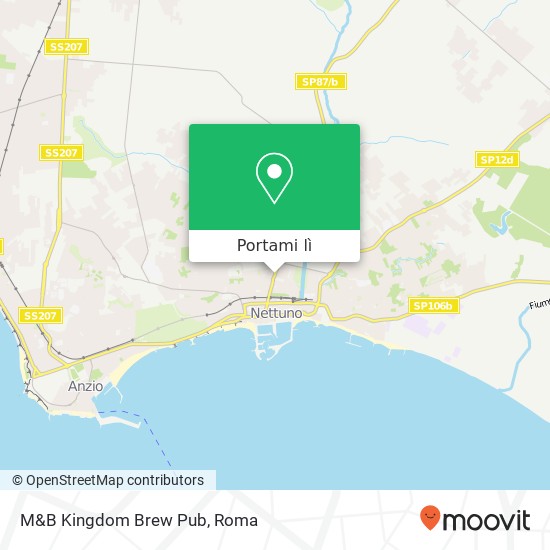 Mappa M&B Kingdom Brew Pub