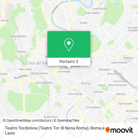 Mappa Teatro Tordinona (Teatro Tor di Nona Roma)