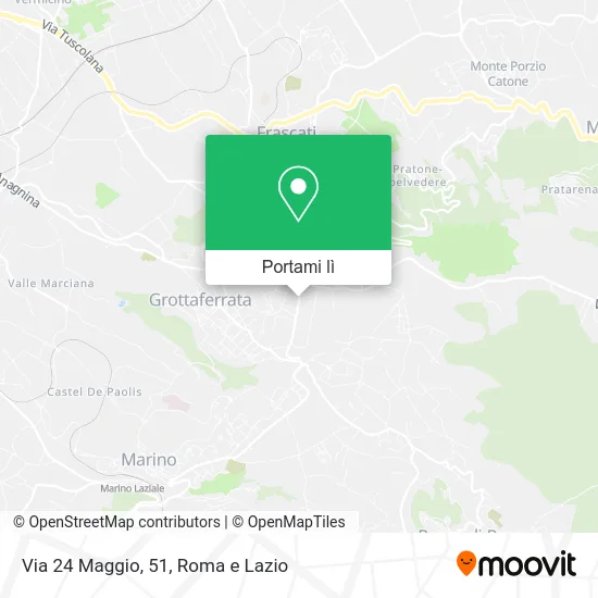 Mappa Via 24 Maggio, 51