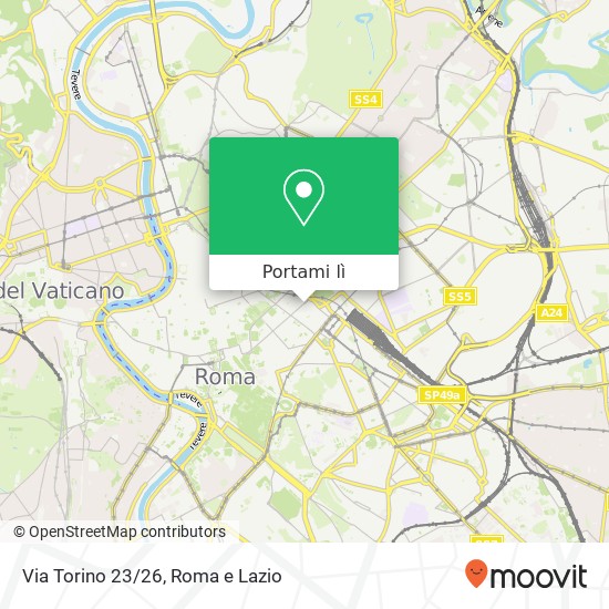 Mappa Via Torino 23/26