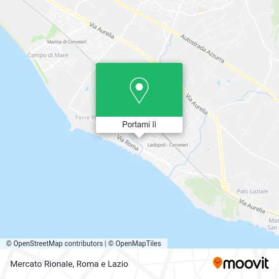 Mappa Mercato Rionale