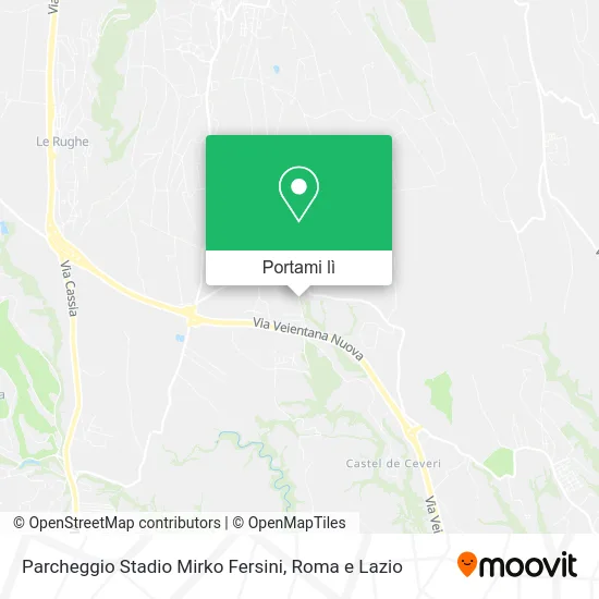 Mappa Parcheggio Stadio Mirko Fersini