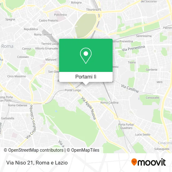 Mappa Via Niso 21