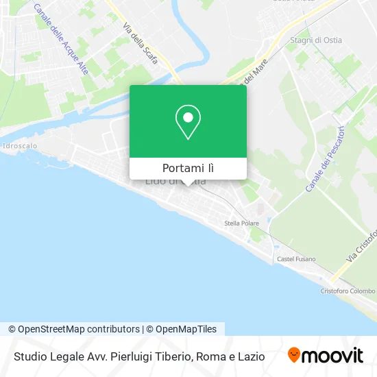 Mappa Studio Legale Avv. Pierluigi Tiberio