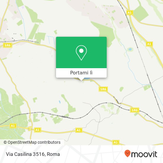 Mappa Via Casilina 3516