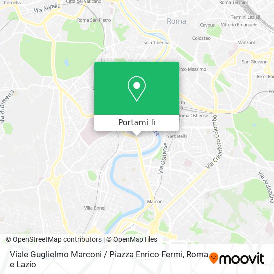 Mappa Viale Guglielmo Marconi / Piazza Enrico Fermi