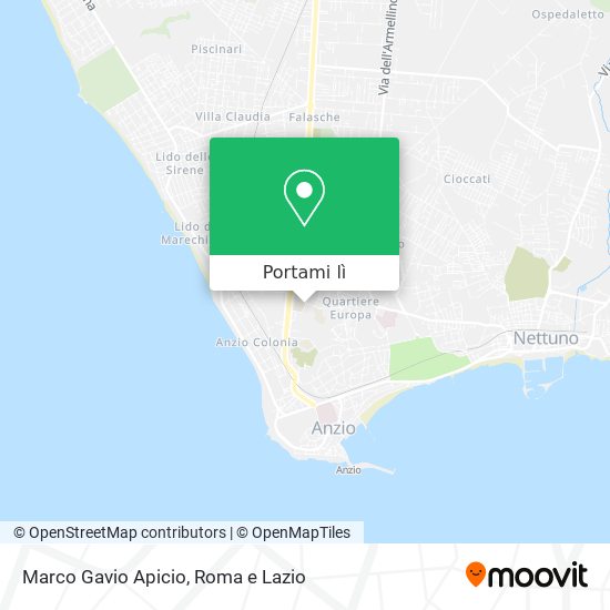 Mappa Marco Gavio Apicio