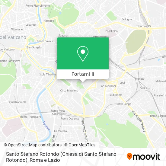 Mappa Santo Stefano Rotondo (Chiesa di Santo Stefano Rotondo)