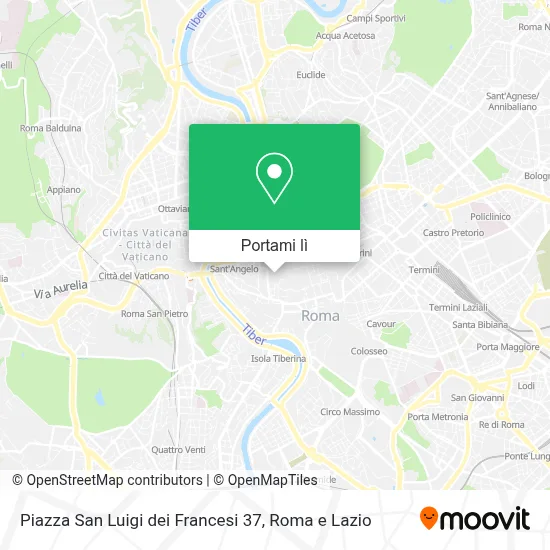 Mappa Piazza San Luigi dei Francesi 37