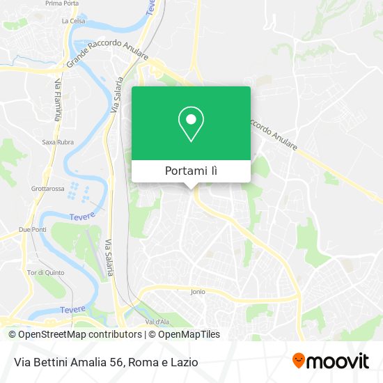 Mappa Via Bettini Amalia 56