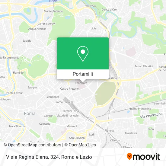 Mappa Viale Regina Elena, 324
