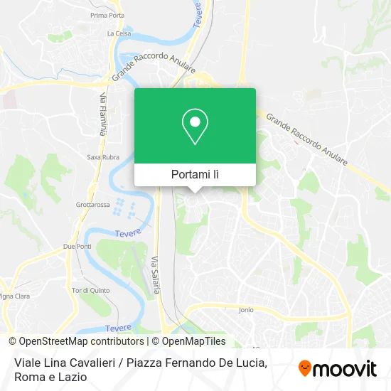 Mappa Viale Lina Cavalieri / Piazza Fernando De Lucia