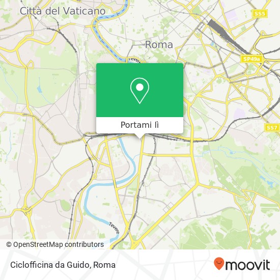 Mappa Ciclofficina da Guido