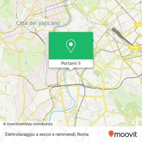 Mappa Elettrolavaggio a secco e rammendi