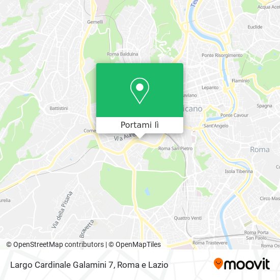 Mappa Largo Cardinale Galamini 7