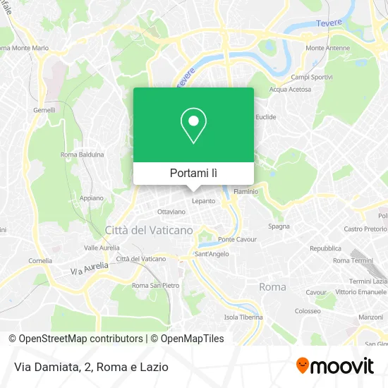 Mappa Via Damiata, 2